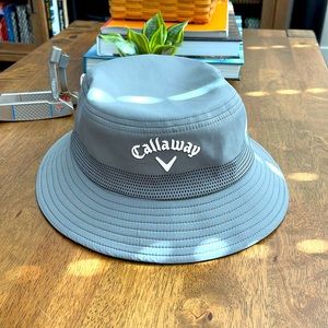 Grey Callaway Golf 21 bucket hat